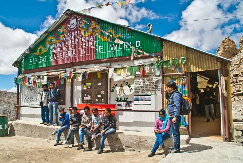 High-Altitude Café Khardungla Pass